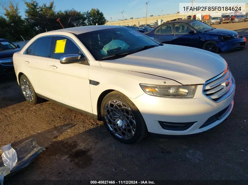 2015 Ford Taurus Limited VIN: 1FAHP2F85FG184624 Lot: 40827465