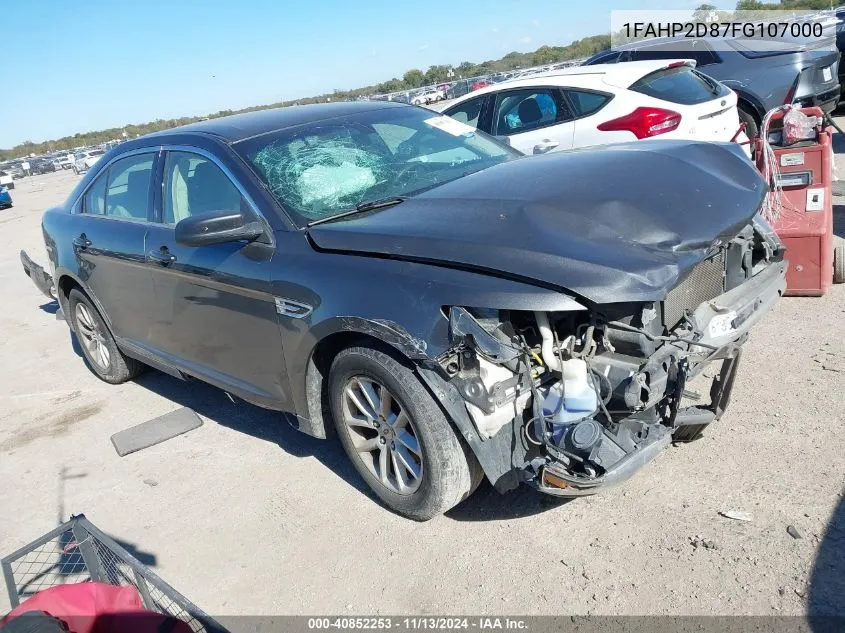 2015 Ford Taurus Se VIN: 1FAHP2D87FG107000 Lot: 40852253