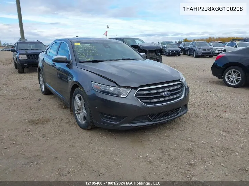 2016 Ford Taurus Limited VIN: 1FAHP2J8XGG100208 Lot: 12105466