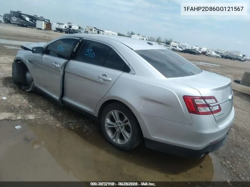 2016 Ford Taurus Se VIN: 1FAHP2D86GG121567 Lot: 39737958