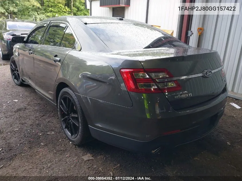 2016 Ford Taurus Limited VIN: 1FAHP2J80GG157422 Lot: 39854352