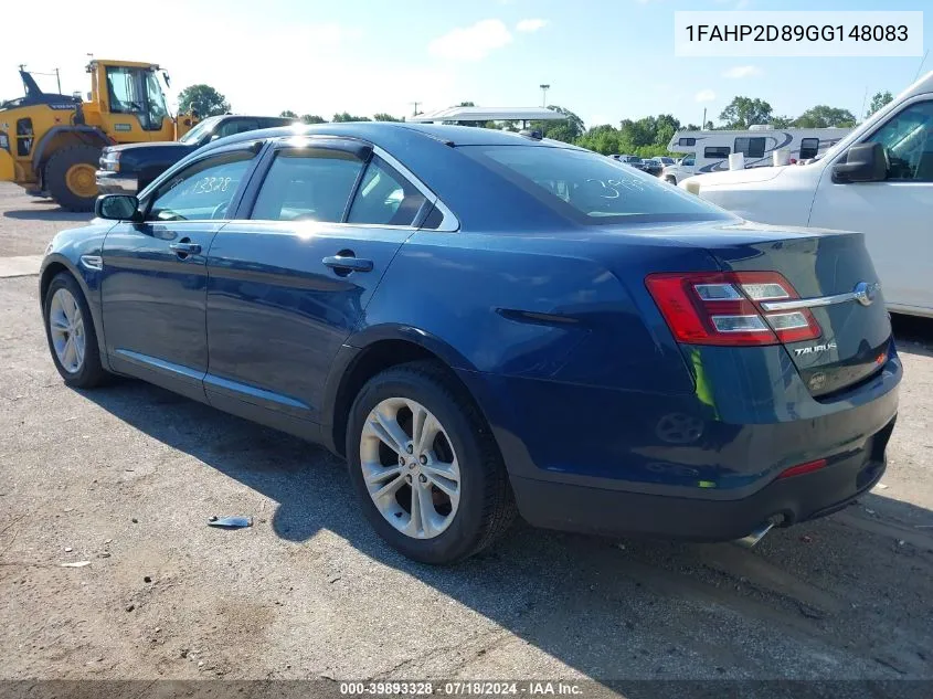 2016 Ford Taurus Se VIN: 1FAHP2D89GG148083 Lot: 39893328