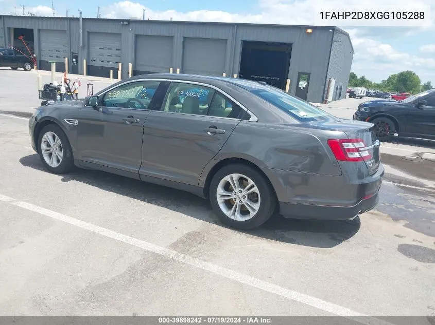 2016 Ford Taurus Se VIN: 1FAHP2D8XGG105288 Lot: 39898242