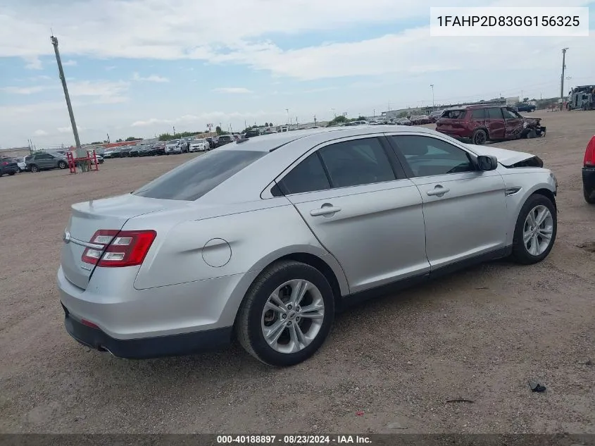 2016 Ford Taurus Se VIN: 1FAHP2D83GG156325 Lot: 40188897