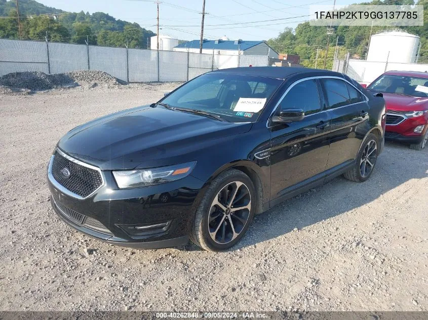 1FAHP2KT9GG137785 2016 Ford Taurus Sho