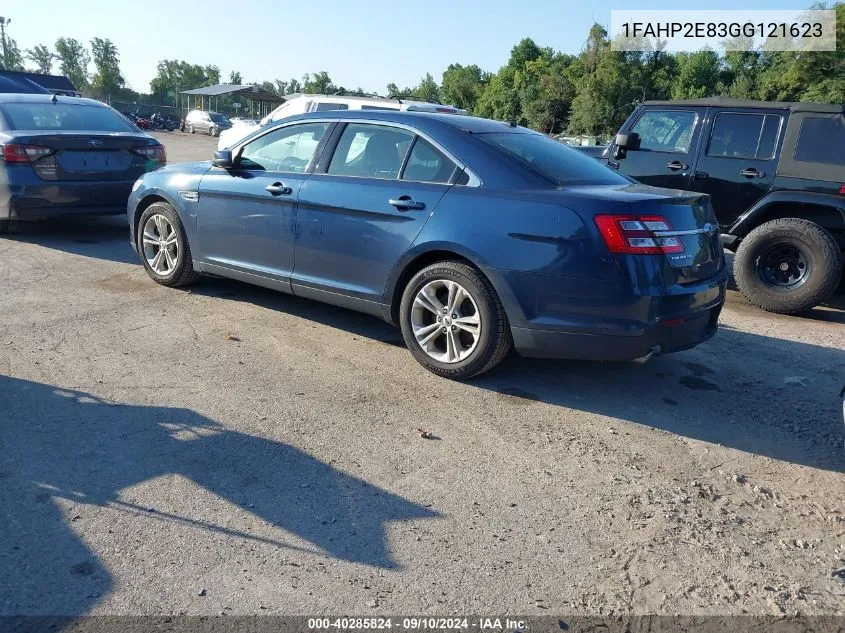 2016 Ford Taurus Sel VIN: 1FAHP2E83GG121623 Lot: 40285824