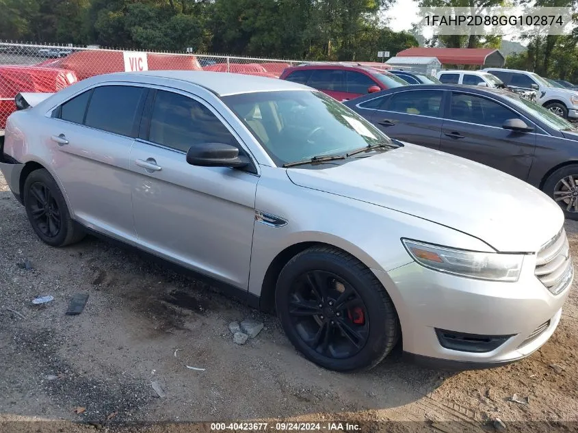 1FAHP2D88GG102874 2016 Ford Taurus Se