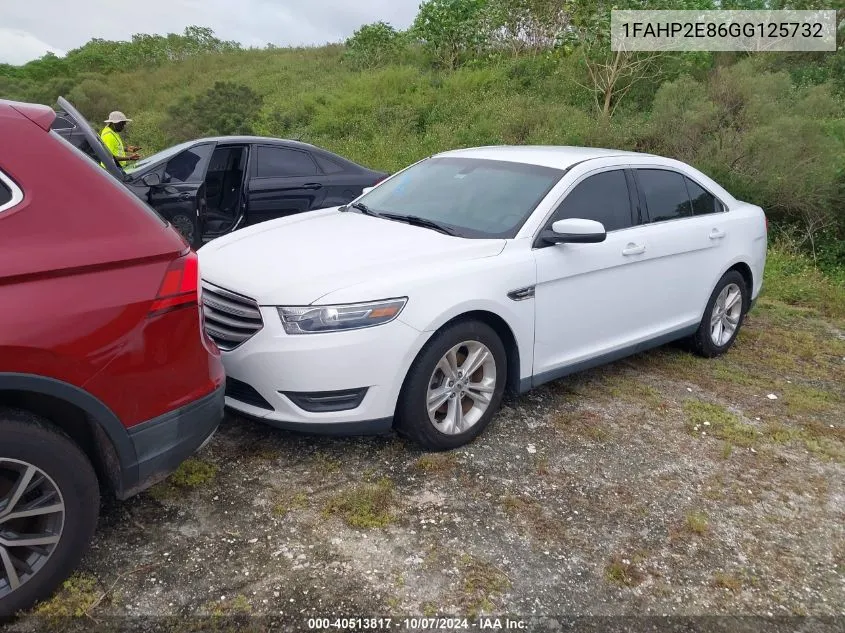 2016 Ford Taurus Sel VIN: 1FAHP2E86GG125732 Lot: 40513817