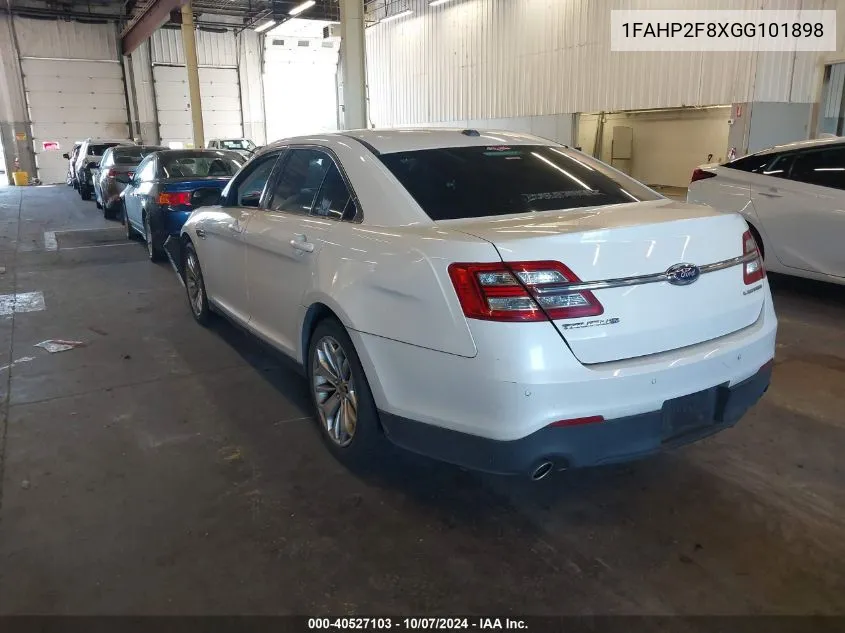 1FAHP2F8XGG101898 2016 Ford Taurus Limited