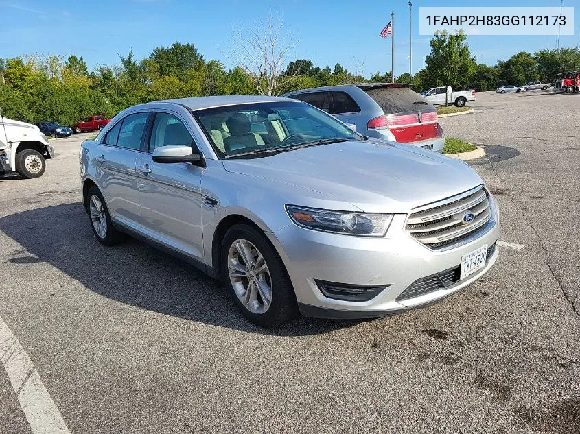 2016 Ford Taurus Sel VIN: 1FAHP2H83GG112173 Lot: 40527784