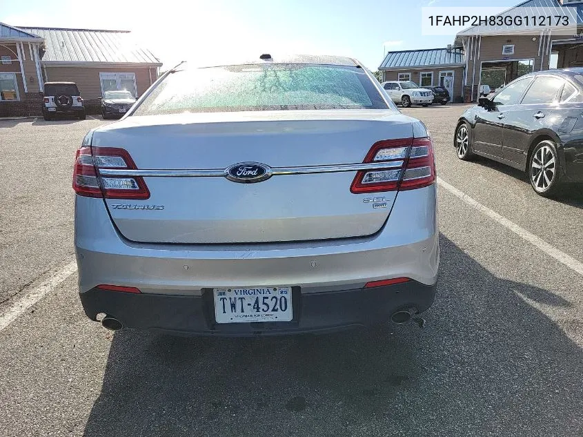 2016 Ford Taurus Sel VIN: 1FAHP2H83GG112173 Lot: 40527784