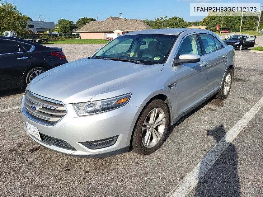 2016 Ford Taurus Sel VIN: 1FAHP2H83GG112173 Lot: 40527784