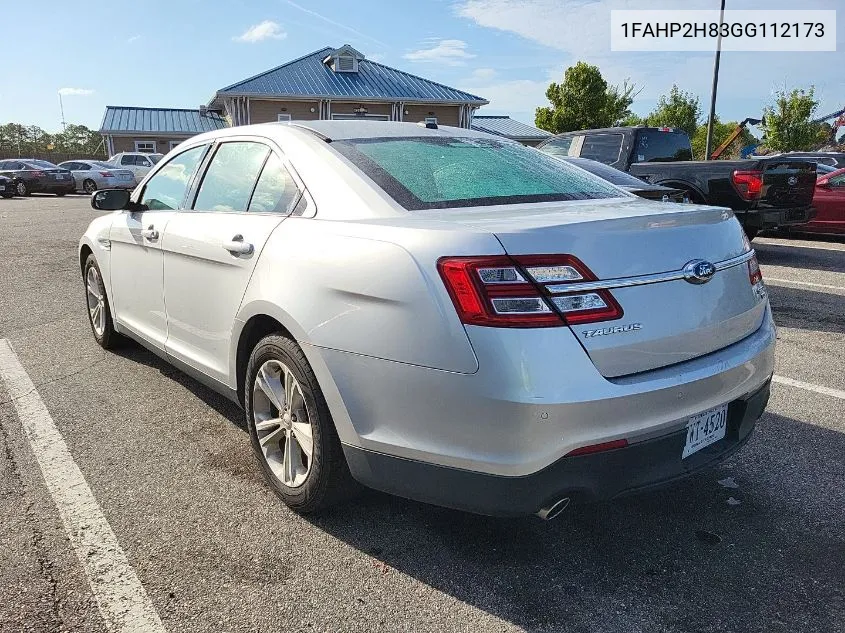 2016 Ford Taurus Sel VIN: 1FAHP2H83GG112173 Lot: 40527784