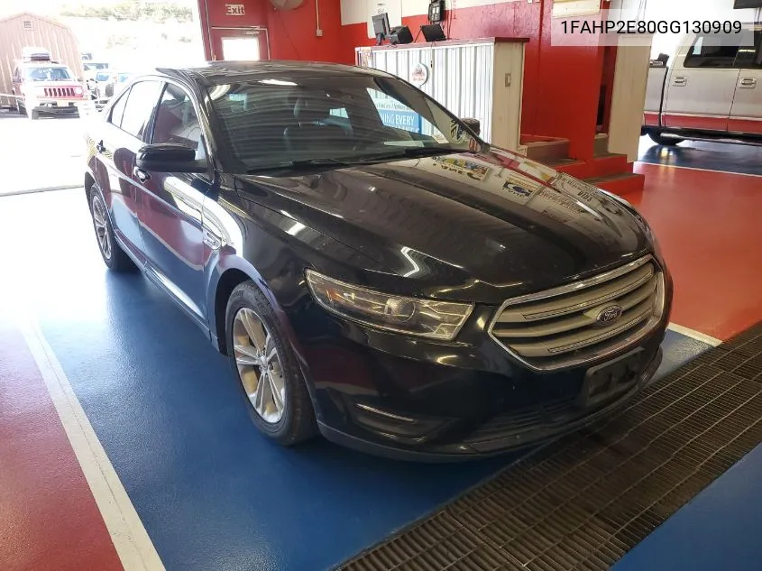 2016 Ford Taurus Sel VIN: 1FAHP2E80GG130909 Lot: 40618878