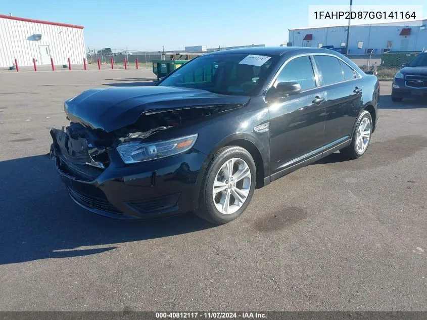 2016 Ford Taurus Se VIN: 1FAHP2D87GG141164 Lot: 40812117