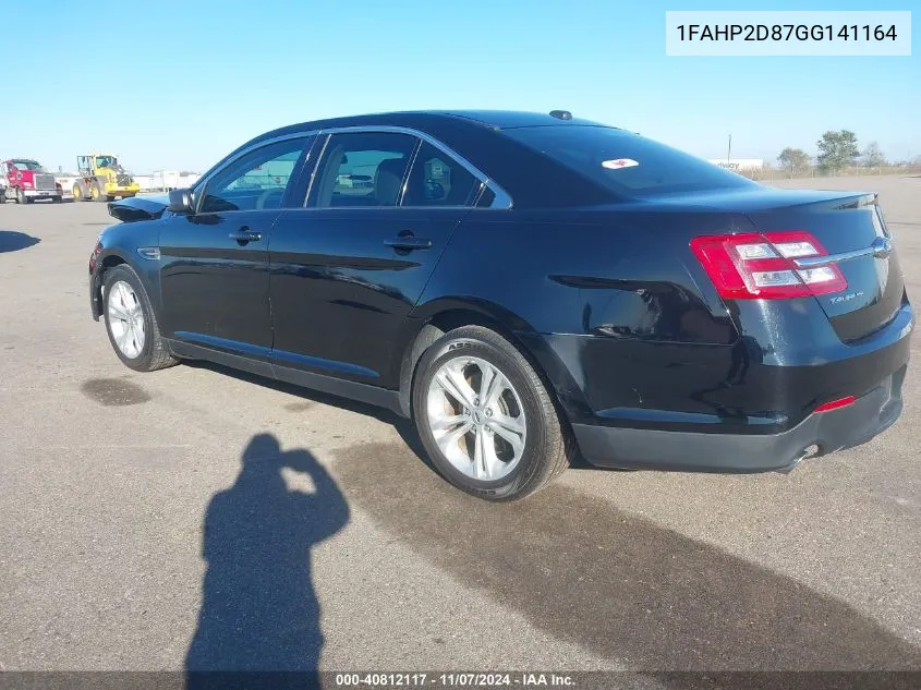 2016 Ford Taurus Se VIN: 1FAHP2D87GG141164 Lot: 40812117