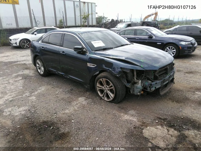 2017 Ford Taurus Sel VIN: 1FAHP2H80HG107126 Lot: 39594057