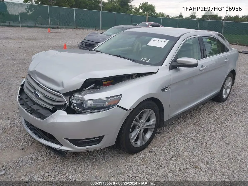 2017 Ford Taurus Sel VIN: 1FAHP2E97HG106956 Lot: 39735578