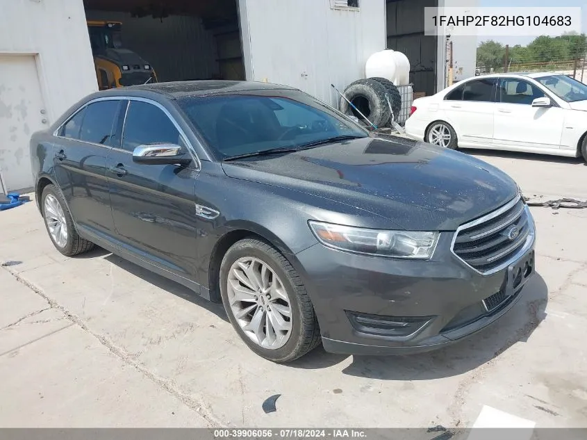 1FAHP2F82HG104683 2017 Ford Taurus Limited