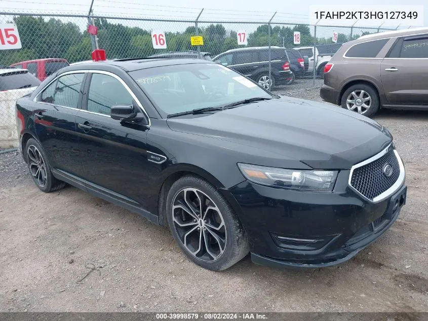 2017 Ford Taurus Sho VIN: 1FAHP2KT3HG127349 Lot: 39998579