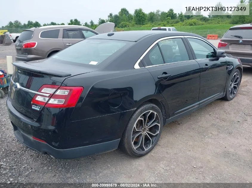 2017 Ford Taurus Sho VIN: 1FAHP2KT3HG127349 Lot: 39998579