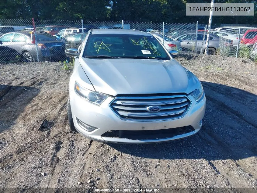 1FAHP2F84HG113062 2017 Ford Taurus Limited