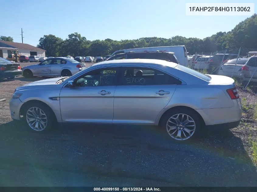 1FAHP2F84HG113062 2017 Ford Taurus Limited