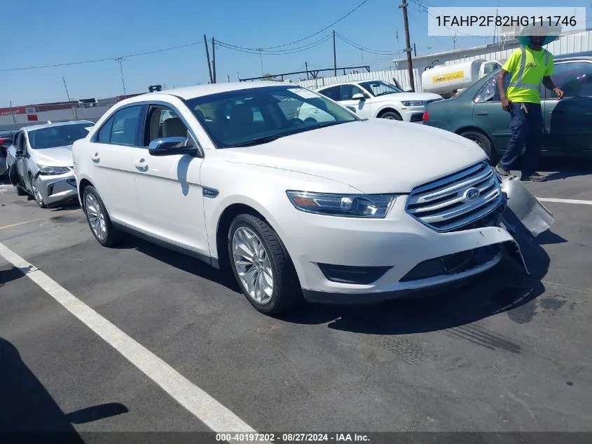 1FAHP2F82HG111746 2017 Ford Taurus Limited