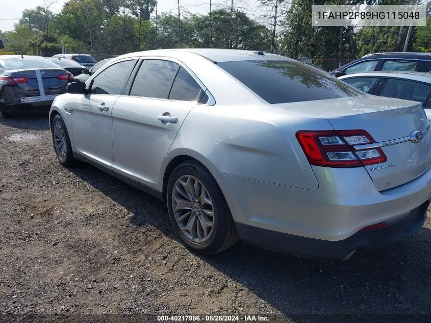 1FAHP2F89HG115048 2017 Ford Taurus Limited