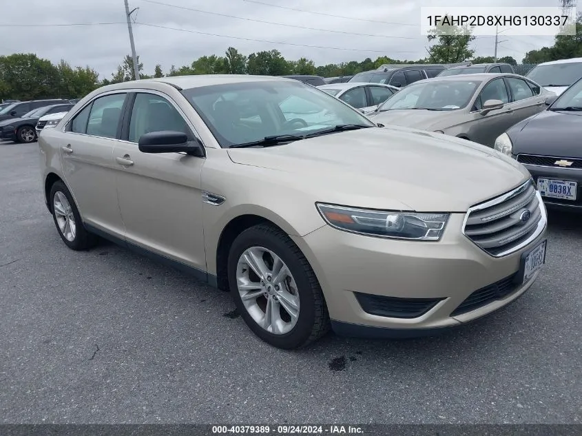 1FAHP2D8XHG130337 2017 Ford Taurus Se