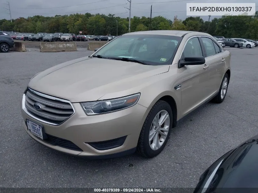 1FAHP2D8XHG130337 2017 Ford Taurus Se