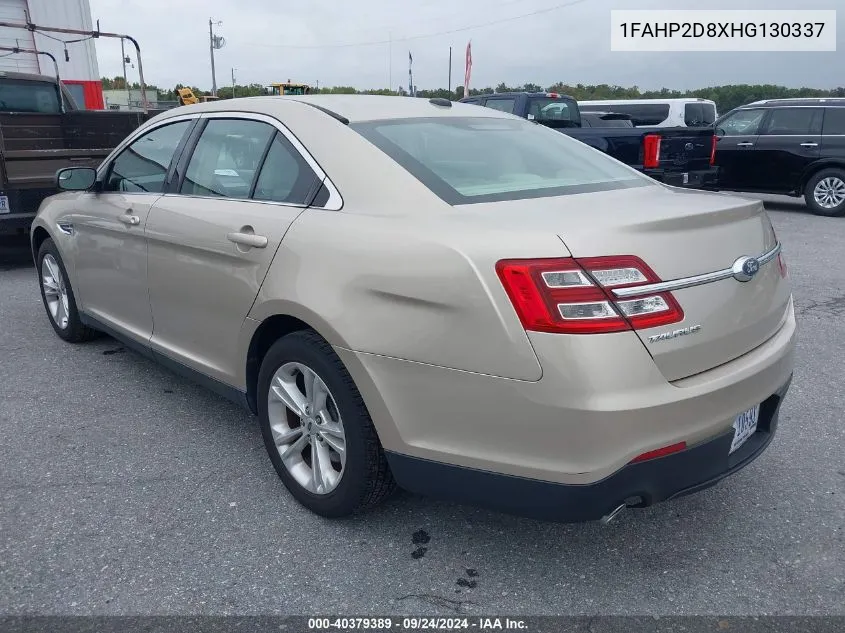 1FAHP2D8XHG130337 2017 Ford Taurus Se