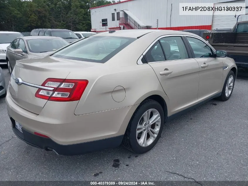 1FAHP2D8XHG130337 2017 Ford Taurus Se