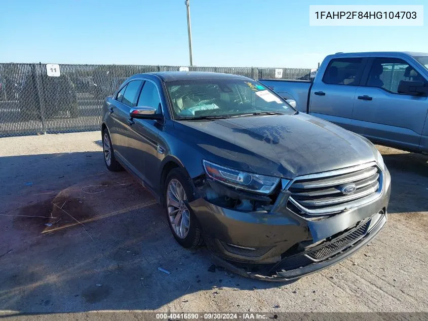 1FAHP2F84HG104703 2017 Ford Taurus Limited