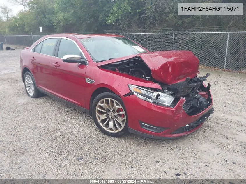 1FAHP2F84HG115071 2017 Ford Taurus Limited