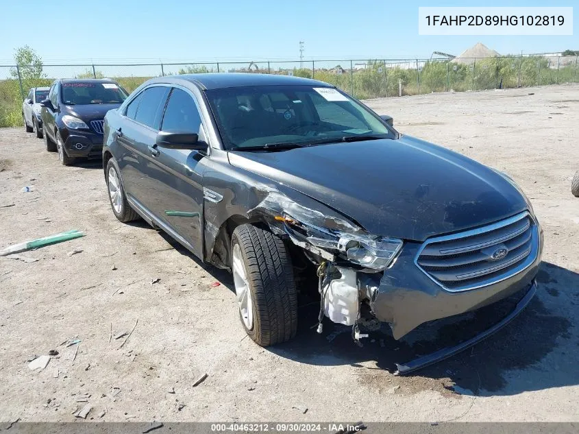 2017 Ford Taurus Se VIN: 1FAHP2D89HG102819 Lot: 40463212