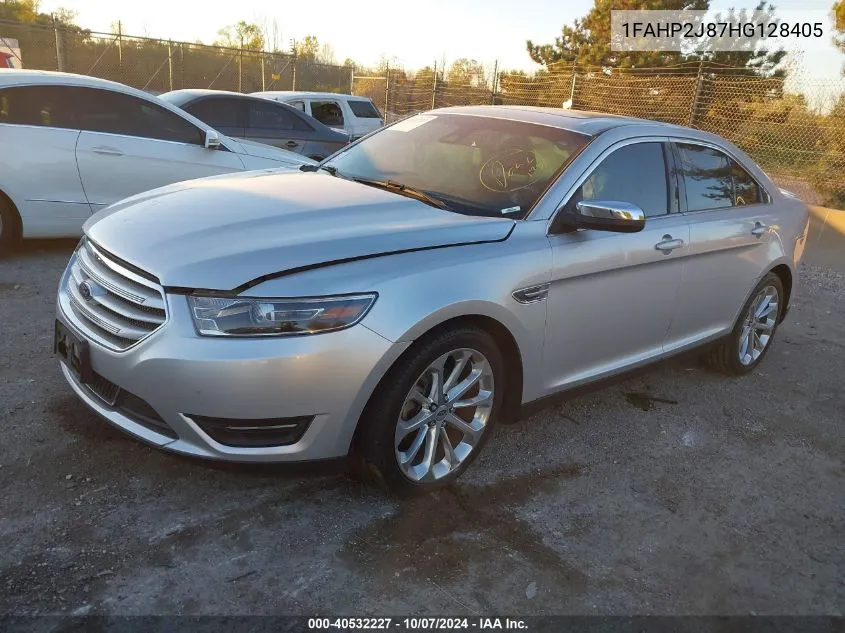 2017 Ford Taurus Limited VIN: 1FAHP2J87HG128405 Lot: 40532227