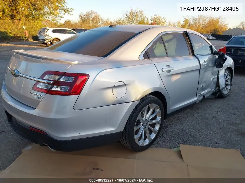 2017 Ford Taurus Limited VIN: 1FAHP2J87HG128405 Lot: 40532227