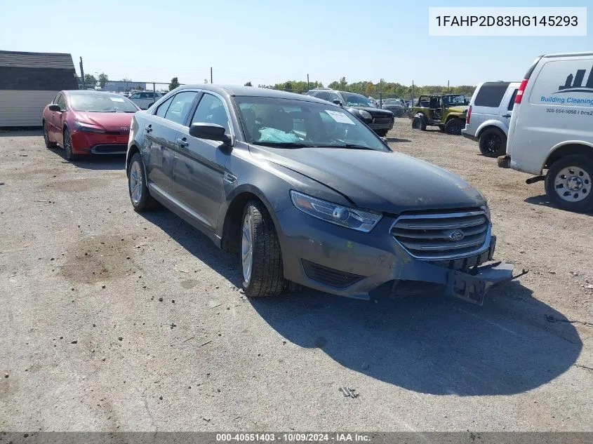 2017 Ford Taurus Se VIN: 1FAHP2D83HG145293 Lot: 40551403