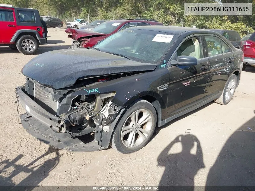 2017 Ford Taurus Se VIN: 1FAHP2D86HG111655 Lot: 40559015