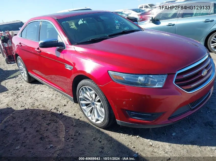 2017 Ford Taurus Limited VIN: 1FAHP2F84HG129133 Lot: 40689543