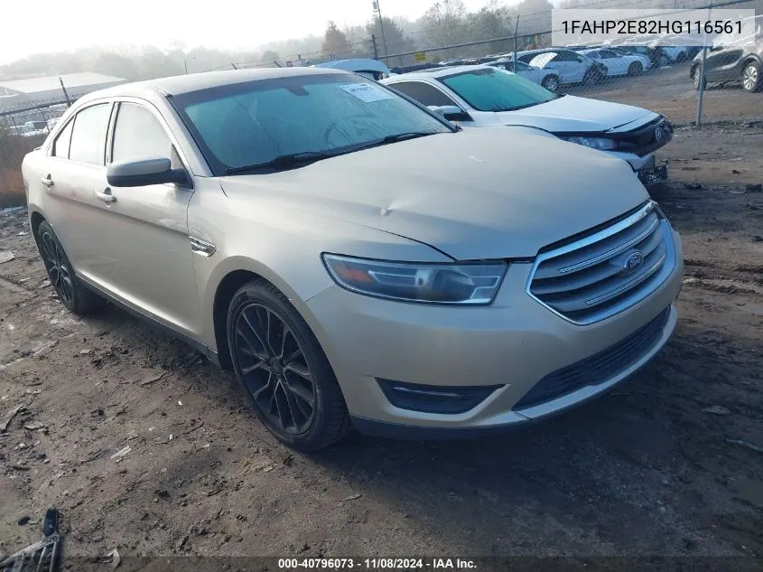 2017 Ford Taurus Sel VIN: 1FAHP2E82HG116561 Lot: 40796073