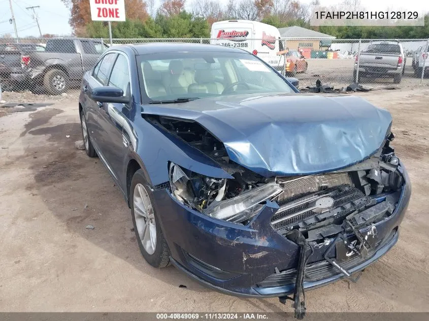 1FAHP2H81HG128129 2017 Ford Taurus Sel