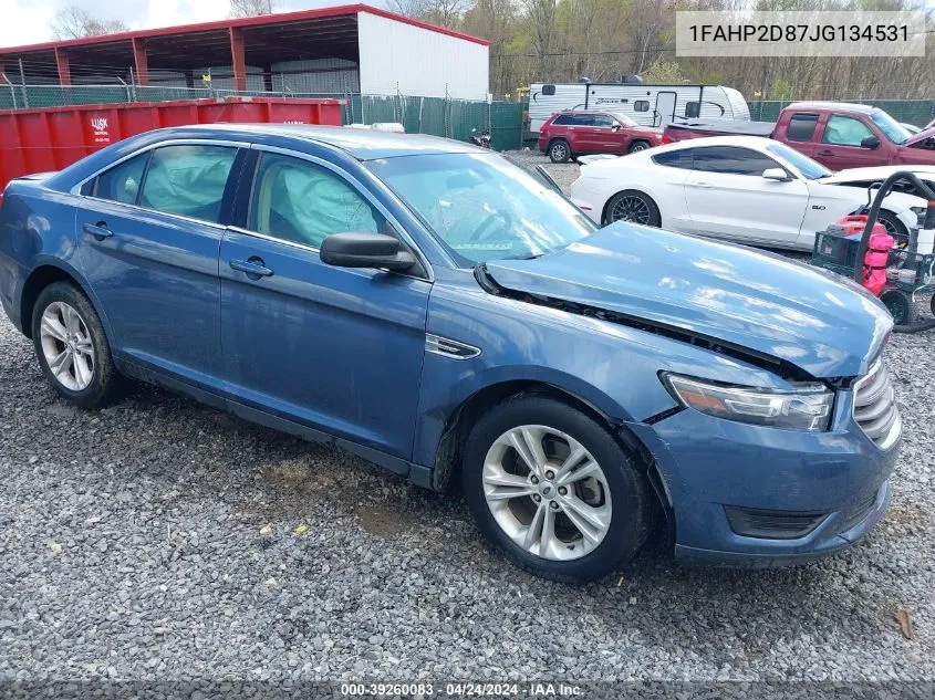 2018 Ford Taurus Se VIN: 1FAHP2D87JG134531 Lot: 39260083