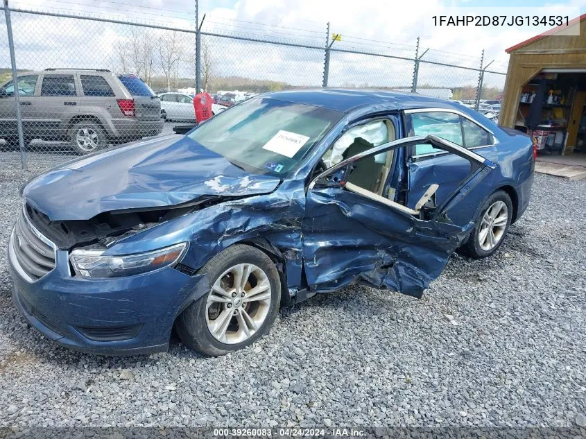 2018 Ford Taurus Se VIN: 1FAHP2D87JG134531 Lot: 39260083