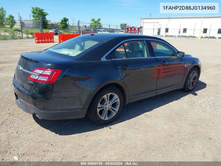 2018 Ford Taurus Se VIN: 1FAHP2D88JG134960 Lot: 39509785