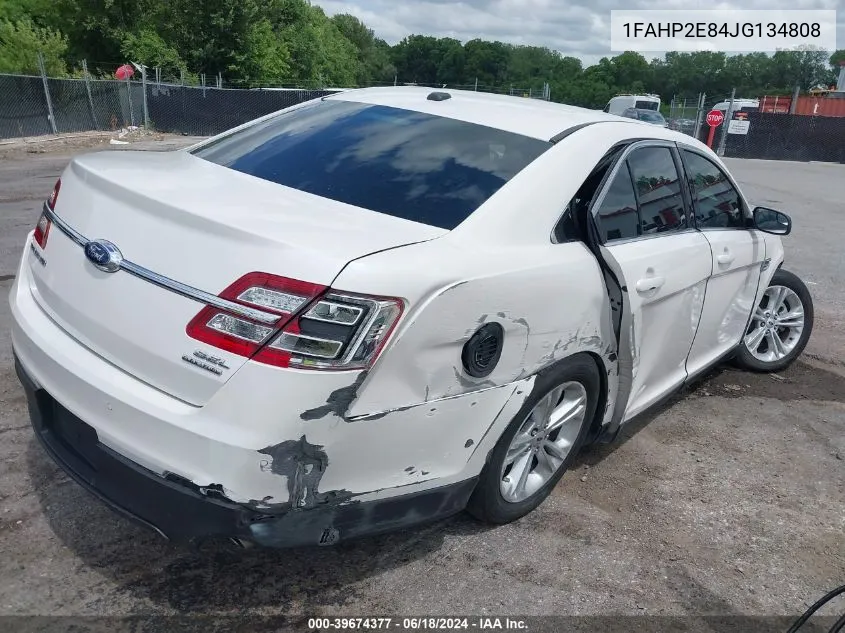 2018 Ford Taurus Sel VIN: 1FAHP2E84JG134808 Lot: 39674377