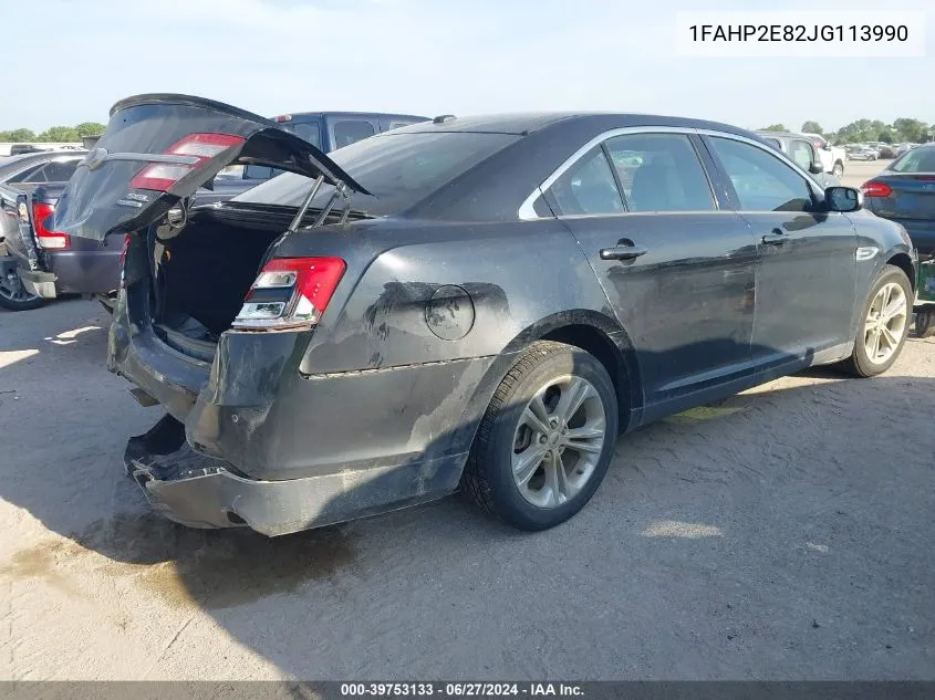 1FAHP2E82JG113990 2018 Ford Taurus Sel