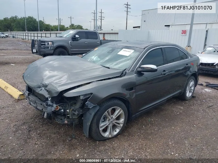 2018 Ford Taurus Limited VIN: 1FAHP2F81JG101070 Lot: 39806961