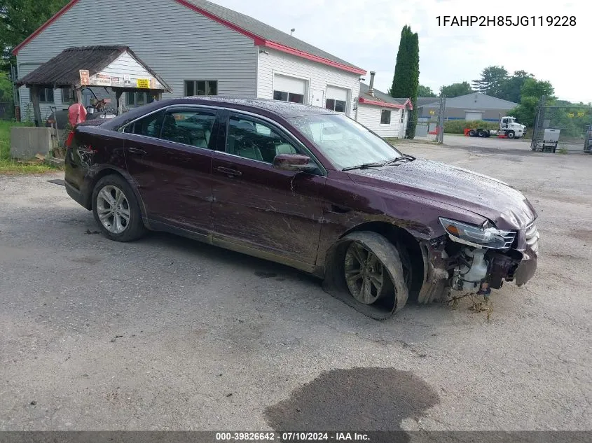 2018 Ford Taurus Sel VIN: 1FAHP2H85JG119228 Lot: 39826642